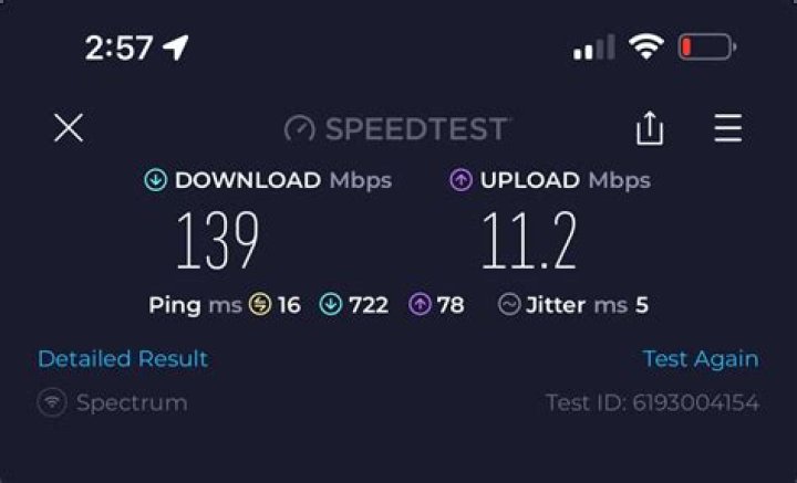 128.3 Mbps down, 0.18Mbps up, 1.0 Gbps Full Duplex