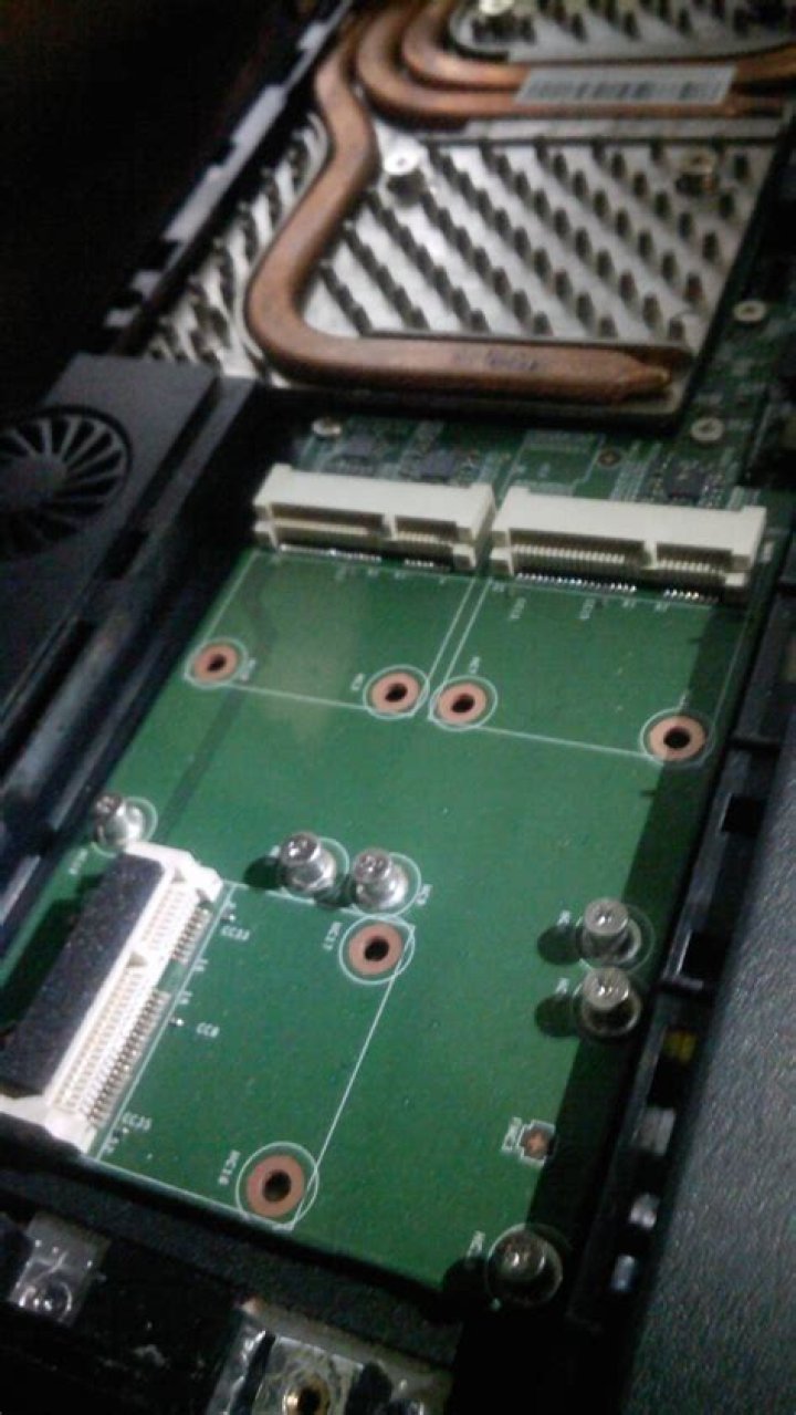3 Unknown white slot in laptop motherboard