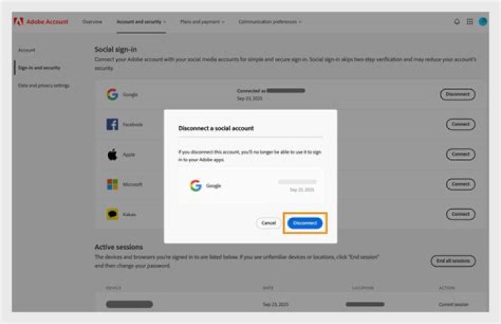 account connect dialog