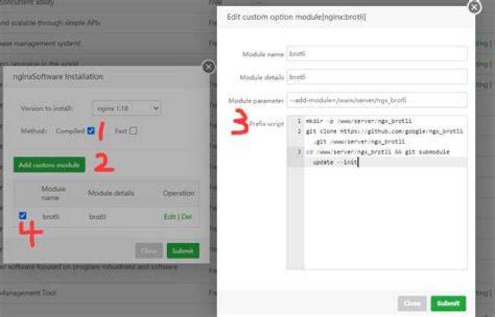 Add module to nginx after installation