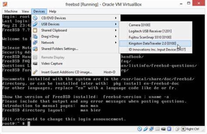 Adding a DVD drive to a headless VirtualBox on FreeBSD