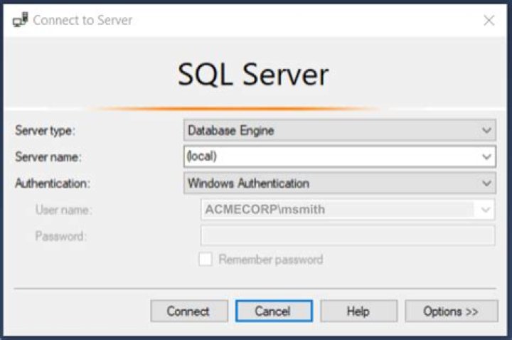 Additional User Account, Windows Authentication in SQL Server Management Studio