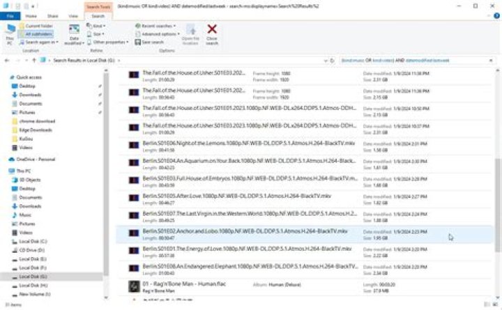 an extensive list of windows search syntax