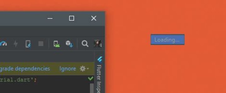 Android Studio device dropdown stuck on "Loading..."