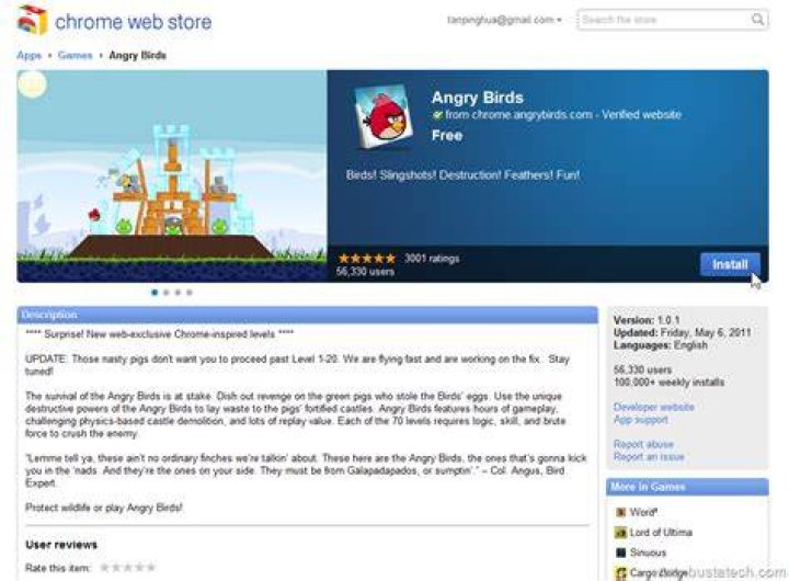 Angry birds on google chrome doesn't have any sound?
