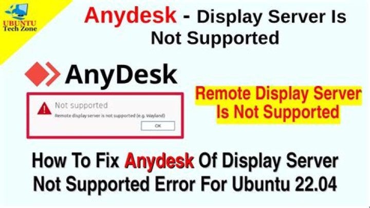 Anydesk does not display unless the remote host connects to a monitor