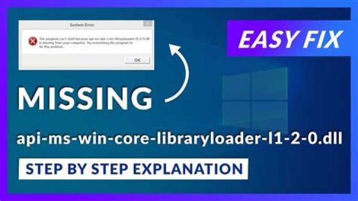 api-ms-win-core-libraryloader-l1-2-1.dll is missing