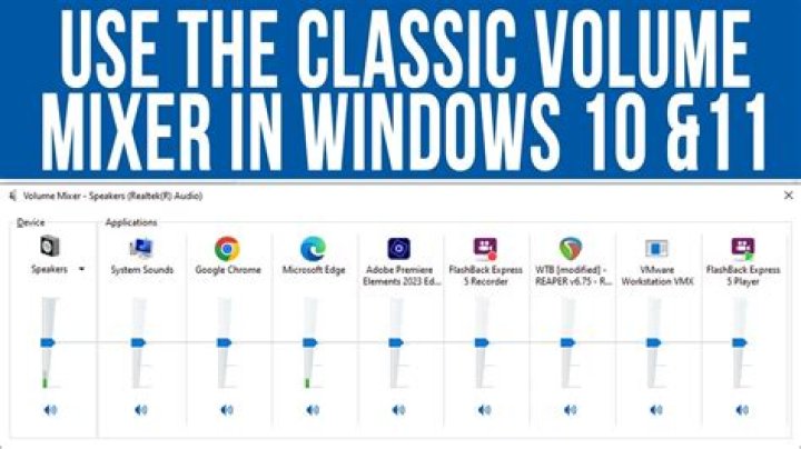 Audio mixer replacement for Windows XP?