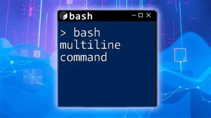 Bash - Multiple Commands across multiple lines