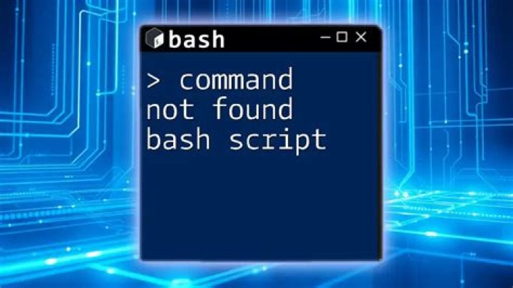 Bash script: "[[: not found"