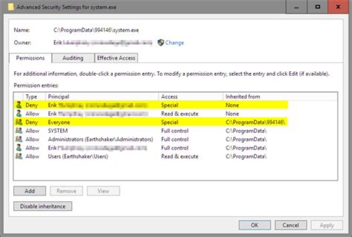 Batch delete: Access is denied