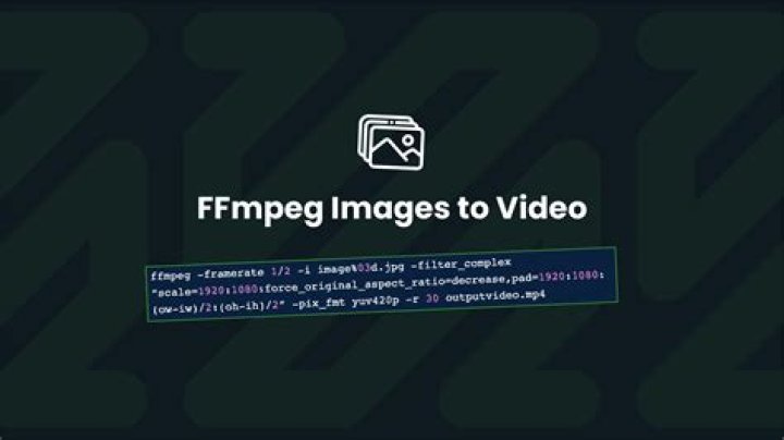 Black video generated by ffmpeg