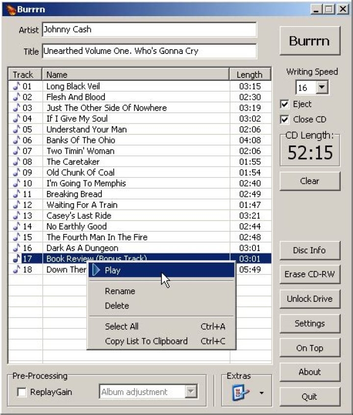 Burning FLAC Files Directly to CD Audio?