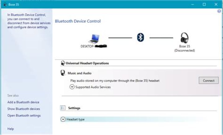 Can't control volume for bluetooth headset on Windows