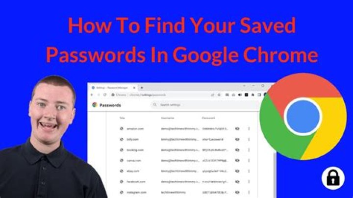 Can't find saved passwords in Google Chrome