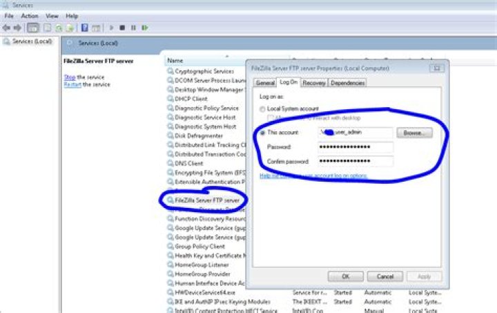 Can't get into a network drive through Filezilla