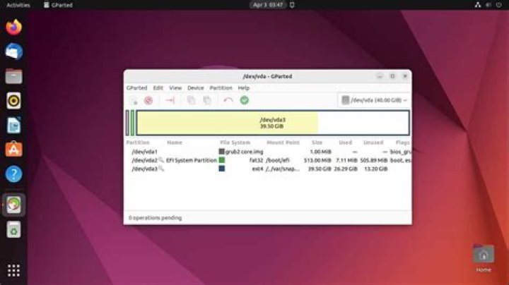 Can't resize Ubuntu's main partition with GParted