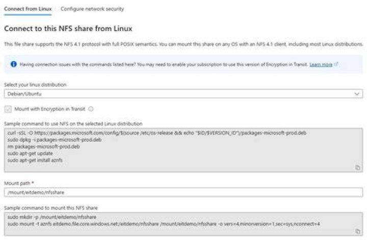 Can I password protect an NFS share?