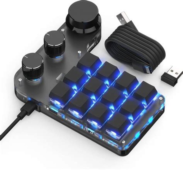 Can I turn a spare USB keyboard into a "macro keypad"?