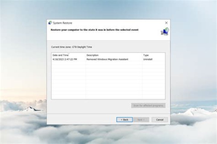 Can system restore remove virus from the computer?