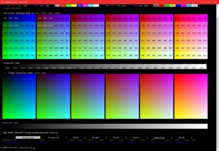 Can we use more colors in batch script?