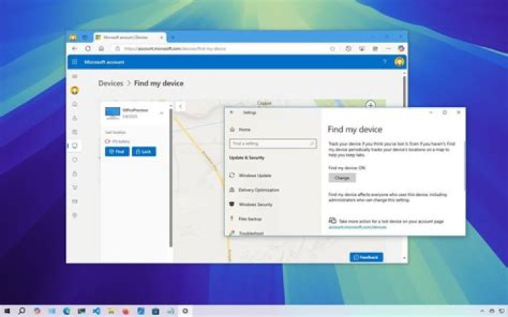 Can you use Windows 10 "find my PC" location feature without a Microsoft login?