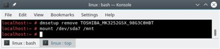 Cannot find mounted disk : "already mounted or mount point busy."