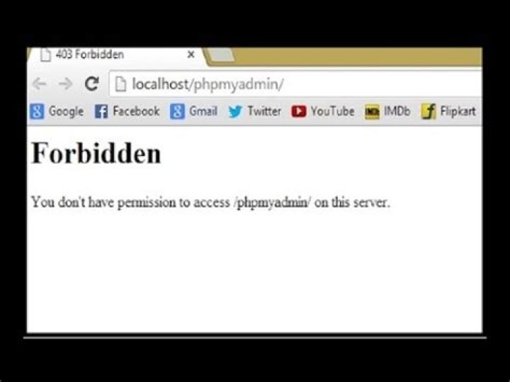 CentOS phpmyadmin folder forbidden