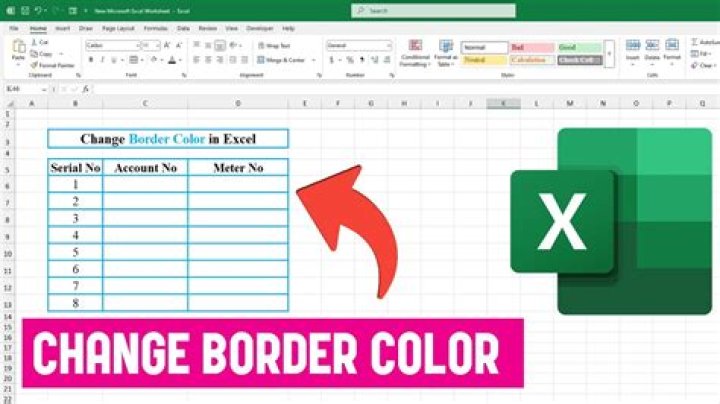 Change border color of multiple cells in Excel 2010?