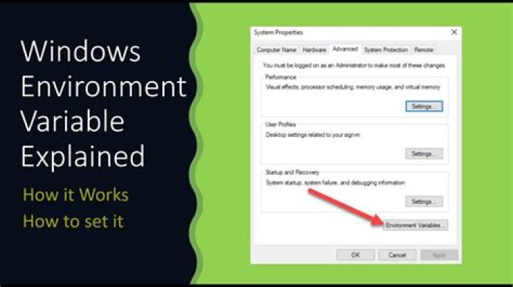 Change environment variables as standard user