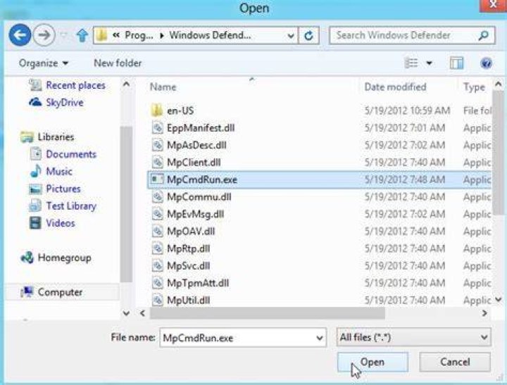 Change Windows Defender Settings Via Registry - Windows 8