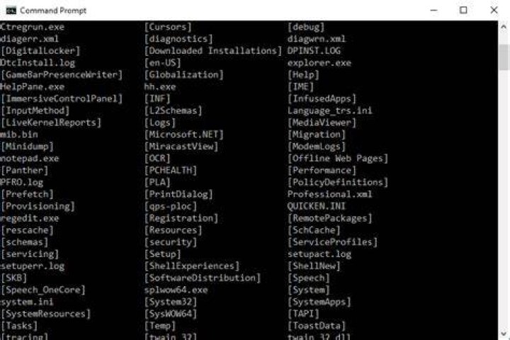Commands not working in Windows 7 32-bit command prompt