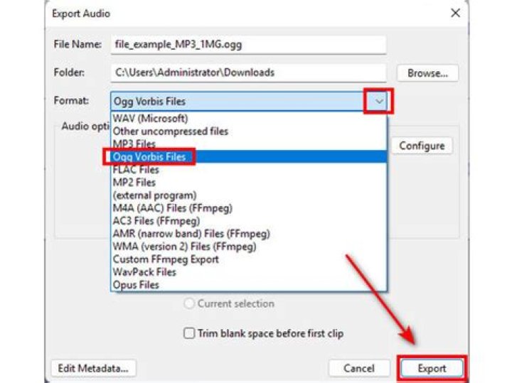 Convert mp3 to ogg vorbis