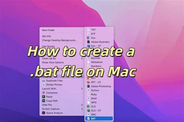 Converting a .bat executable to Mac