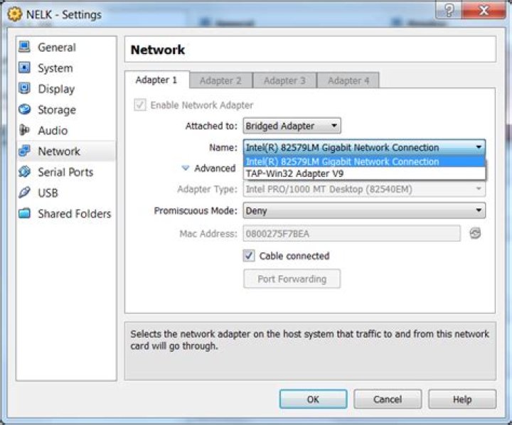 Couldn't arp for host, Kali Linux