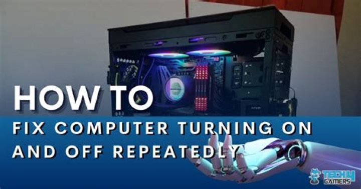 CPU fan turns on and off repeatedly without booting