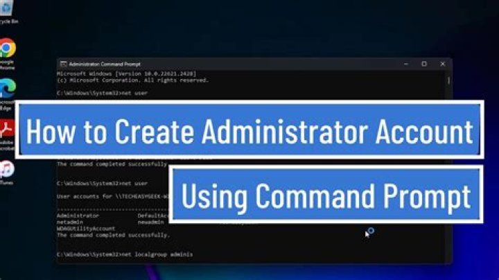 Create admin user from command line