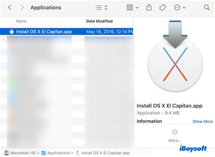 Create an El Capitan installer on a Monterey Mac