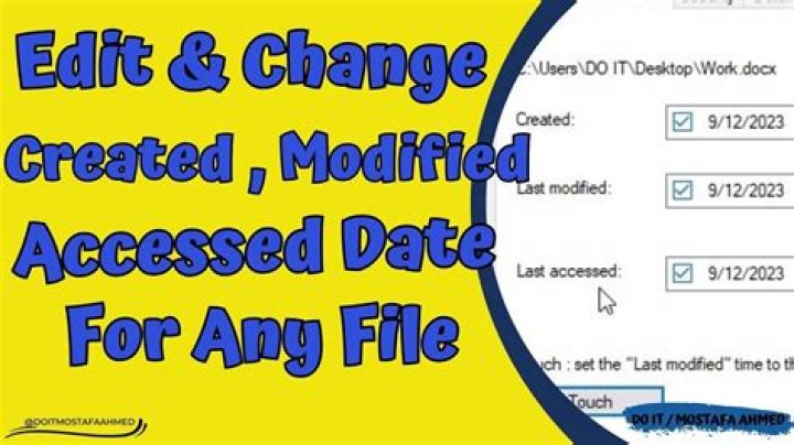 Created/Accessed/Modified tags on image files in Windows