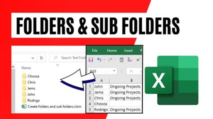 Creating folders and sub-folders with a VBA macro