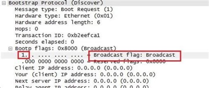 DHCP: broadcast flag