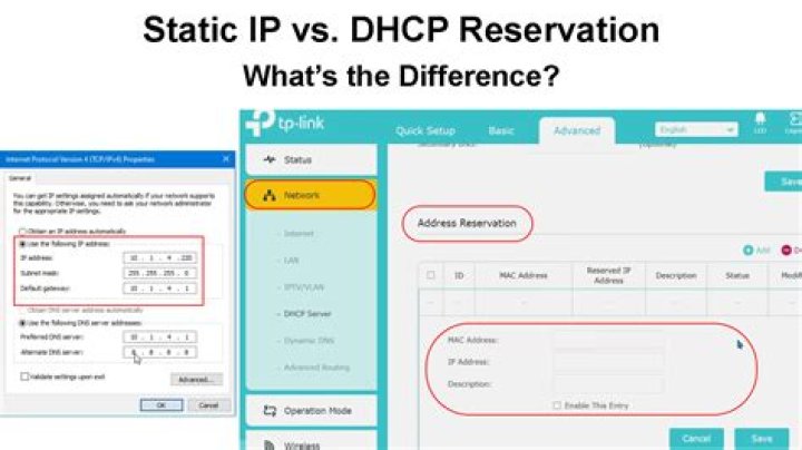 DHCP Reservation vs Static IP address