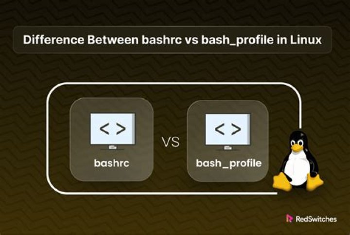 Difference between .bashrc and .bash_profile