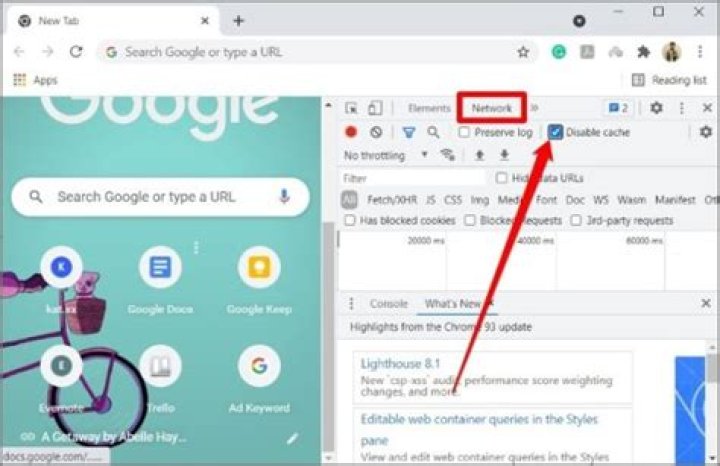 Disable cache in Chrome 15 and up