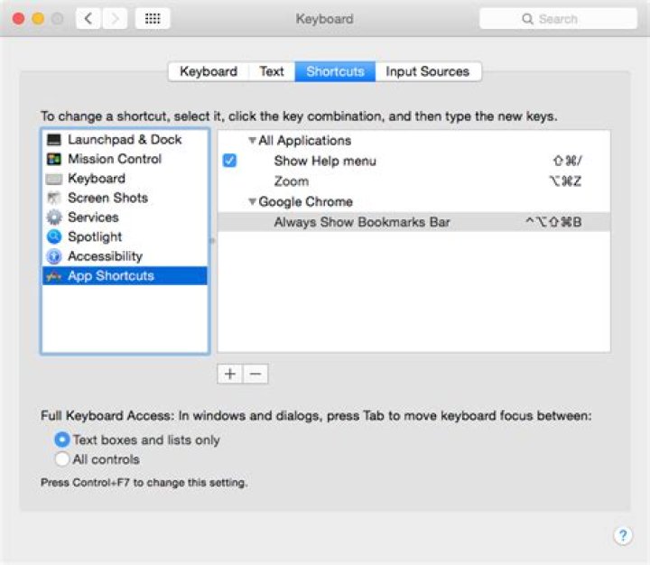 Disable Google Chrome Keyboard Shortcuts