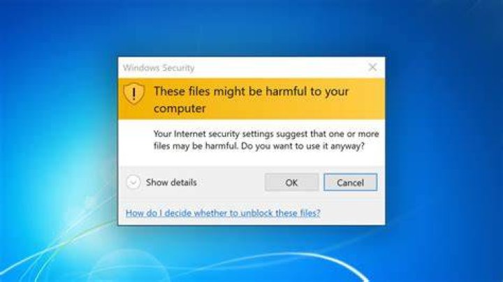 Disable "These files might be harmful to your computer" warning?