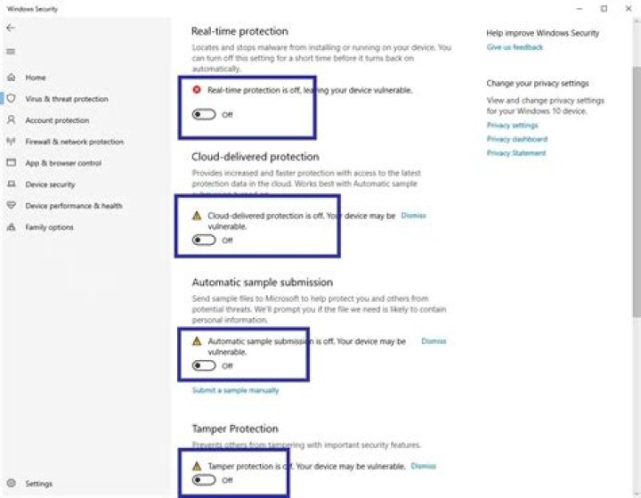 disable Windows Defender