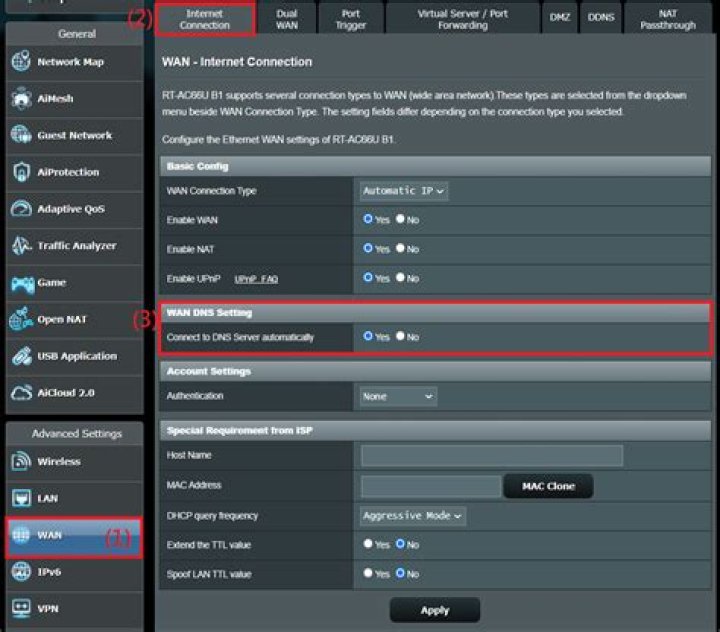 DNS problems with ASUS router