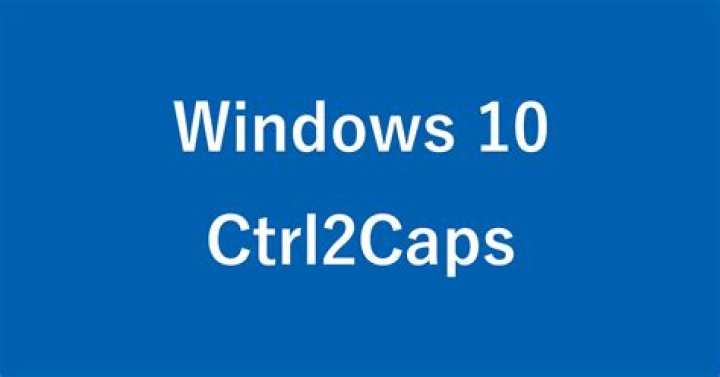 Does Ctrl2Cap work with Windows 10