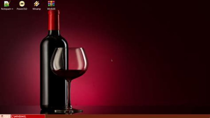 Empty wine desktop under linux?